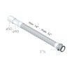 MUCOL 90 Degree Low Profile 1.5" Shower Drain Trap, 1.5"