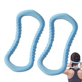 Pilates Wheel - Set Exercise Ring for Leg & Yoga Ring Clamp - Exercise Ring for Leg Yoga Ring Clamp Multifunctional Ergonomic