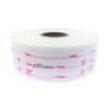 500 Pcs Food Labels, 1 x 2 Inch Date Labels,