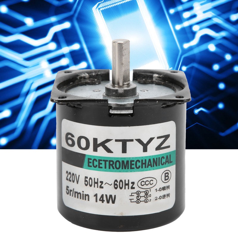 Mini Motor AC Synchronous Metal Gear Slow Speed Permanent Magnet