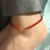 Lightock Reiki Crystals with Citrine Beaded Anklet Spiritual Gemstones Energy