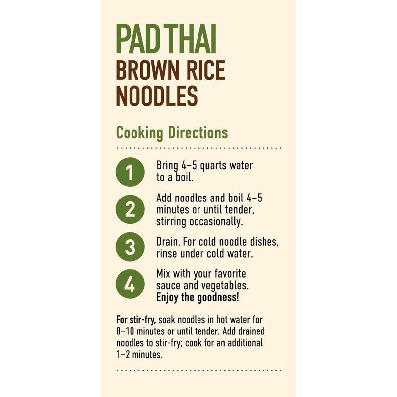 Annie Chun's Brown Rice Noodle,Brown Rice Pad Thai, 8 Ounce