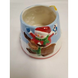 Home Interiors Vtg Home Interiors 2-Piece Holiday Ceramic Decorative Candle Shade & Plate BNIB!