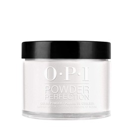 OPI Powder Perfection Alpine Snow | Opaque Soft White Crème Nail Dipping Powder | Acrylic Alternative
