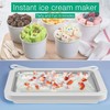 Ice Cream Roller Maker Pan, Ice Plate with 2 Spatulas,
