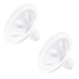 Momlacto 2Pcs Breastpump Flange Cushion for 24mm Shields Flanges Replace Flange Inserts Compatible with Spectra Pump Parts Reduce Nipple Tunnel (17mm)
