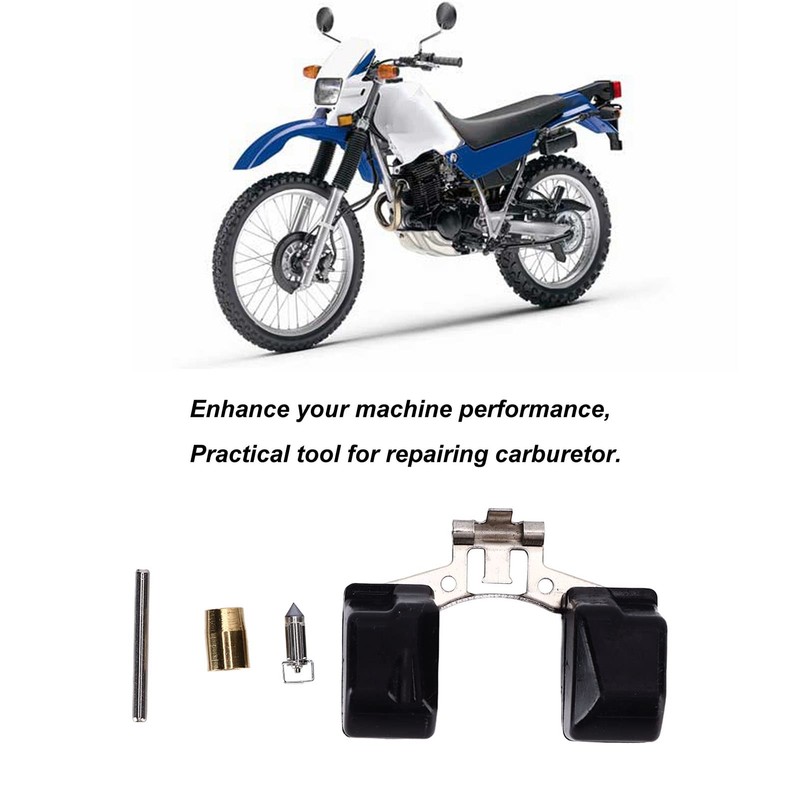 Carburetor Float Valve Pin Needle Set, ABS+Metal Carb Repair Kit