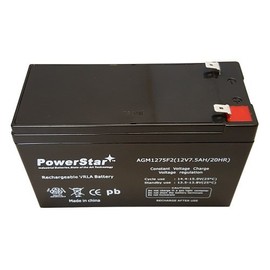 PowerStar® 12 Volt 7.5 Amp Hour Alarm Battery - True High Rate