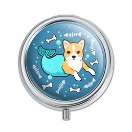 Merdog Mermaid Dog Pill Case Trinket Gift Box