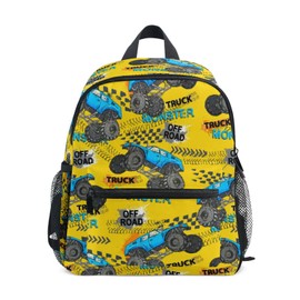 Backpack for Kids Toddler Preschool Nursery Bookbag Travel Bag for Boys Girls Daycare Truck, Truck, Rucksack