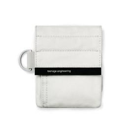 teenage engineering Field Small Bag with Front Pocket for Cables and Hook-and-Loop Straps, Tear and Abrasion Resistant, Water-Repellent, fits TX-6, CM-15, or TP-7 (White)