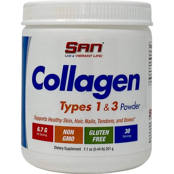 SAN, San Collagen (Types 1 & 3) 30/serv, 7.1 Ounce