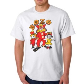Gildan BOZO THE CLOWN 1966 SHOW REPRODUCTION T-SHIRT! Other Listings Are A Scam! - L