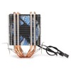 CPU Air Cooler Dual Tower 4 Heatpipes LED Light CPU
