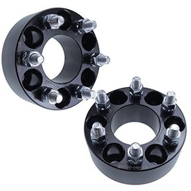Titan Wheel Accessories 2pc 2'' (50mm) 6x5.5 (6x139.7) Wheel Spacers | 12x1.25 Studs | fits Infiniti fits Nissan Trucks SUVs, 2x Wheel Spacers