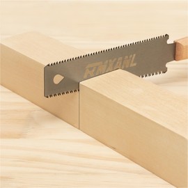 RMXANL Hand Saw for Wood Cutting with Double Edges, Flush Cut Saw Sharp and Light Woodworking Tools Gifts for Women and Men Father's Day Ideal Gift (1)