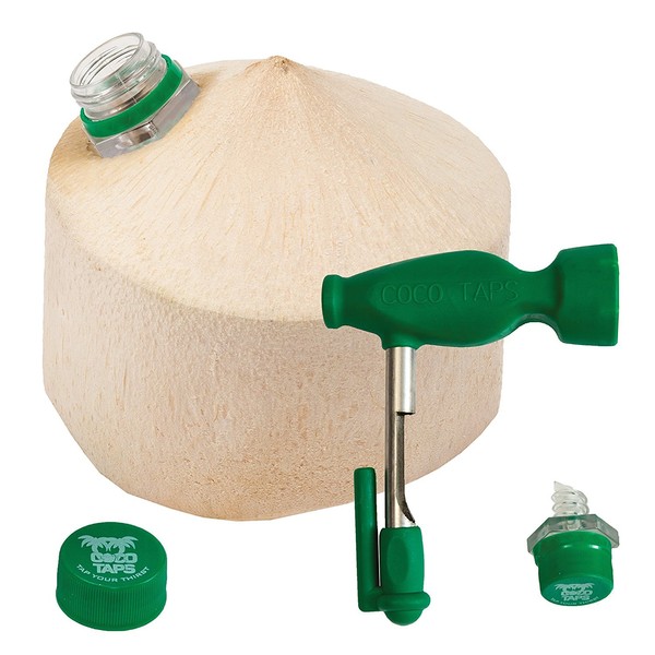 CocoTaps Coconut Tapper Easy Opening Tool + World's First Ever