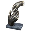 Casablanca Decorative Sculpture Helping Hand Made of Poly with Saying