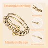 Aatpuss 12 Stück Anti-Stress-Fingerring-Set, Ringe Zur Linderung Von Angstzuständen Und