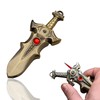 Novelty Refillable Butane Lighter, Cool Metal Lighter, Windproof Flame, Candle