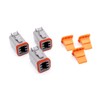 DT06-6S/DT04-6P 6 Pin Way Waterproof Electrical Wire Connector with Gray
