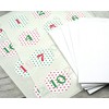 Handmade Advent calendar, Christmas countdown sticker set