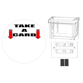 Magnetic Outdoor Business Card Holder Holds 3.5" x 2" Cards Perfect for Plumbers Electricians General Contractors Advertising on Service Vehicles Sales Reps Metal Mount by Marketing Holders