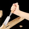 Cr-V 32 mm Wood Flat Chisel Carpentry Tools Wooden Handle