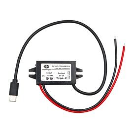 VOANZO 12V to USB Adapter 24/12 to 5V Type C Voltage Regulator for Mobile Phones Tablet PCs Laptops Car Recorders Navigators 5V Electronic Devices