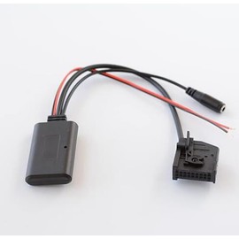 weevoo Bluetooth Microphone Handsfree Smartphone Call Adapter AUX Cable Replacement for Compatible Mercedes Comand 2.0 APS 220 W211 W208 W168 W203 (Black)