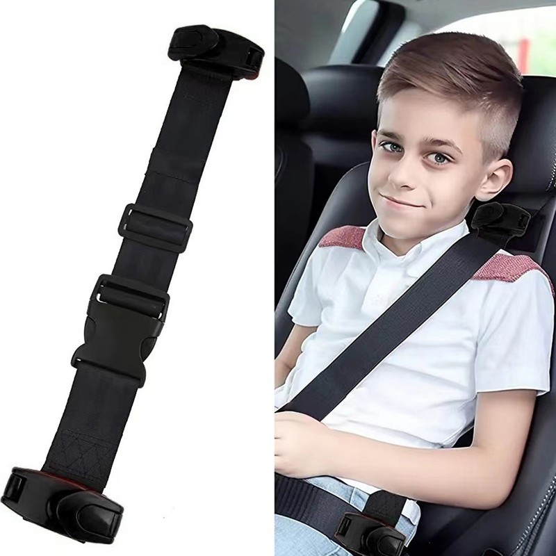 Car Seat Belt Adjuster Fixation Soft Nylon Protective Car Neck