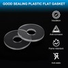 PATIKIL Nylon Flat Washers, 20 Pieces 0.2" ID 0.39" OD