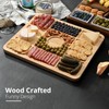 Vastsea Charcuterie Boards with Placement Guide Large-Funny Decorative Wood Cheese