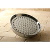 Kingston Brass K124A1 Victorian Raindrop Showerhead, Polished Chrome