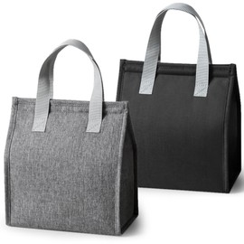 RAINFLOW Insulated Lunch Bag - Premium Thermal Lunch Box Leakproof & Waterproof Large Capacity Durable Lunch Carrier Keeps Food Hot or Cold for Family, Office, Travel and Picnic