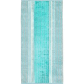 Cawö Home Noblesse Cashmere Stripes 1056 Mint 14 Hand Towels 16 x 22 cm