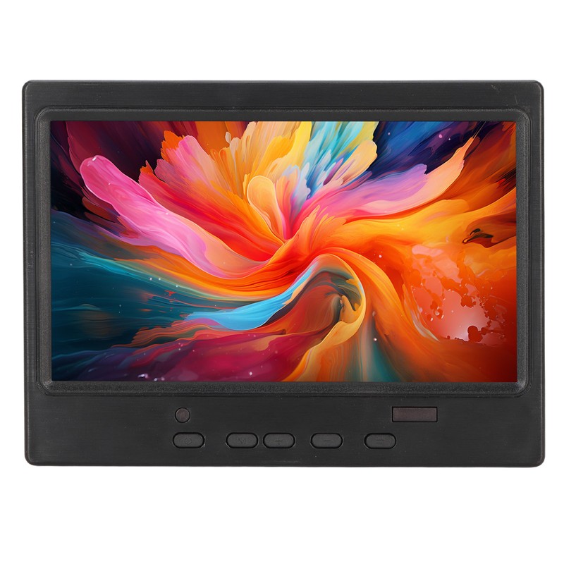 7 Inch Portable Monitor 1024x600 Supports HD Multimedia Interface VGA