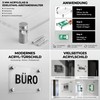 EH Design Acrylic Door Sign / Wall Sign I Transparent