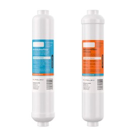 Measury Osmosis Filter Set, Sediment Filter/Activated Carbon Filter, Osmosis System Filter, Reverse Osmosis Replacement Filter