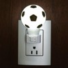 Lloyd's LP-86 Luz de Noche, Figura de Soccer, color Blanco/Negro,
