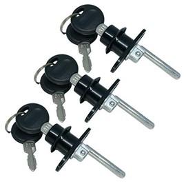 Smbbit 3 Pack 16mm Zinc Alloy File Cabinet Lock Desk Computer Desk Writing Desk Bookcase Drawer Lock