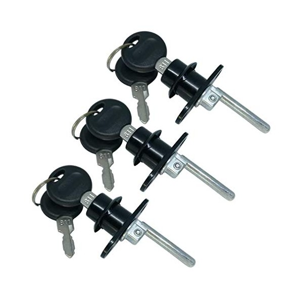 Smbbit 3 Pack 16mm Zinc Alloy File Cabinet Lock Desk