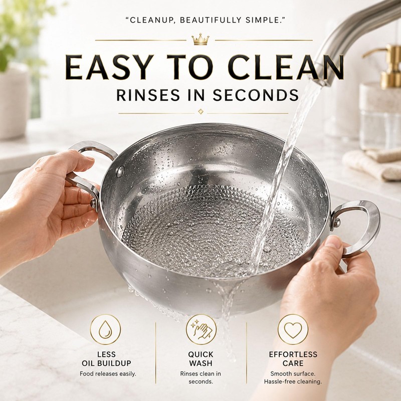 Toutrop Titanium Hammered Soup Pot, Nonstick Soup Pot, Large Cooking