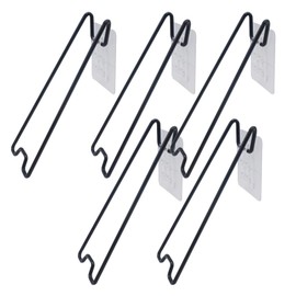 Joyangy 5 PCS Adjustable Metal Picture Frame Easel Backs, Self Adhesive Photo Frame Stands for Frames, Stainless Steel Easel Back Supports for Photos Paintings Display, 7.09"×2.17"