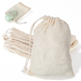 10 Pcs Soap Bags, Exfoliating Soap Saver Bags with Drawstring