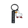 shilipu Don’t Duck with Me Cartoon Duck Keychain Funny Words
