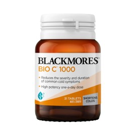 Blackmores Bio C 1000 | High Potency One-A-Day Dose of Vitamin C | Supports Immune System Health | 31 Tablets
