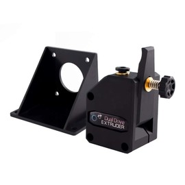 Iverntech Upgraded Dual Drive Extruder for CR 10, Ender 3 Series, Anycubic Mega S, Tevo Tornado, Wanhao D9, Anet A8 E10 and Prusa I3 DIY 3D Printer