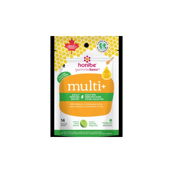 Honibe Multi+ Adult Immune Boost (Citrus) - 14 Gummies