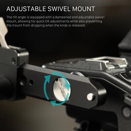 Tilta EVF Bracket Compatible with Sony FX6 Lcd Monitor And Viewfinder Eyepiece, with NATO Rail ES-T20-EB